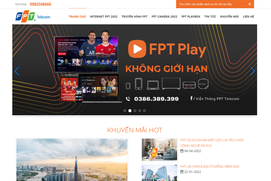 Thiết kế Website FPT TP.HCM